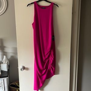 Express asymmetrical pink dress, NWT 💕